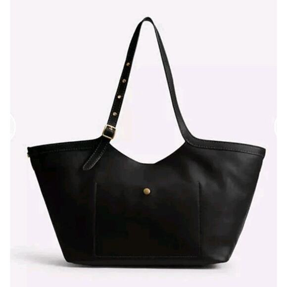 NWT COACH Gramercy Tote Black/Gold Leather Shoulder Bag Tote - Picture 3 of 5